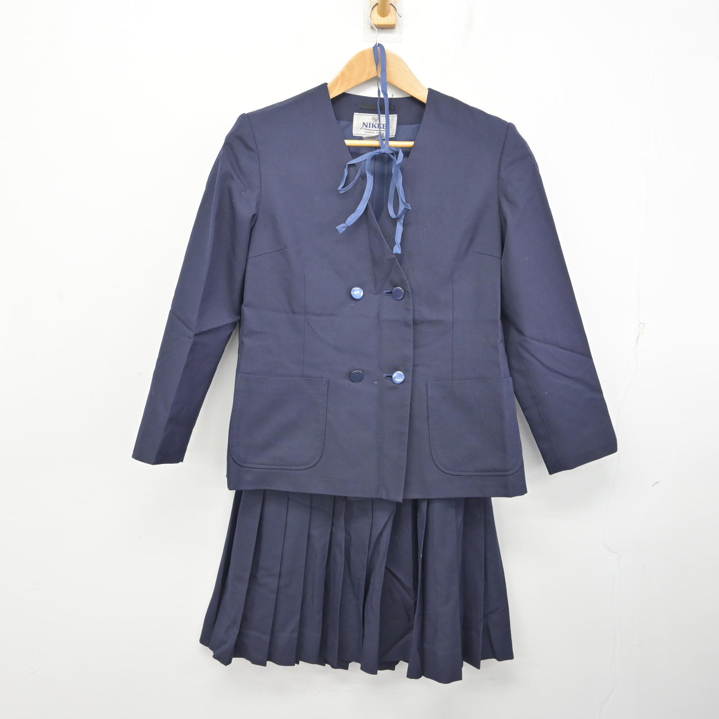 【中古】埼玉県 蓮田中学校 女子制服 4点 (ブレザー・ベスト・スカート) sf091998