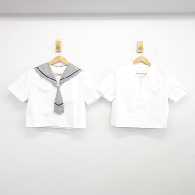 【中古】千葉県 天戸中学校 女子制服 4点 (セーラー服・スカート) sf092018