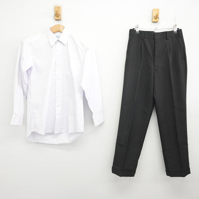 【中古】千葉県 天戸中学校 男子制服 4点 (学ラン・シャツ・ズボン) sf092019