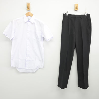 【中古】千葉県 天戸中学校 男子制服 2点 (シャツ・ズボン) sf092020