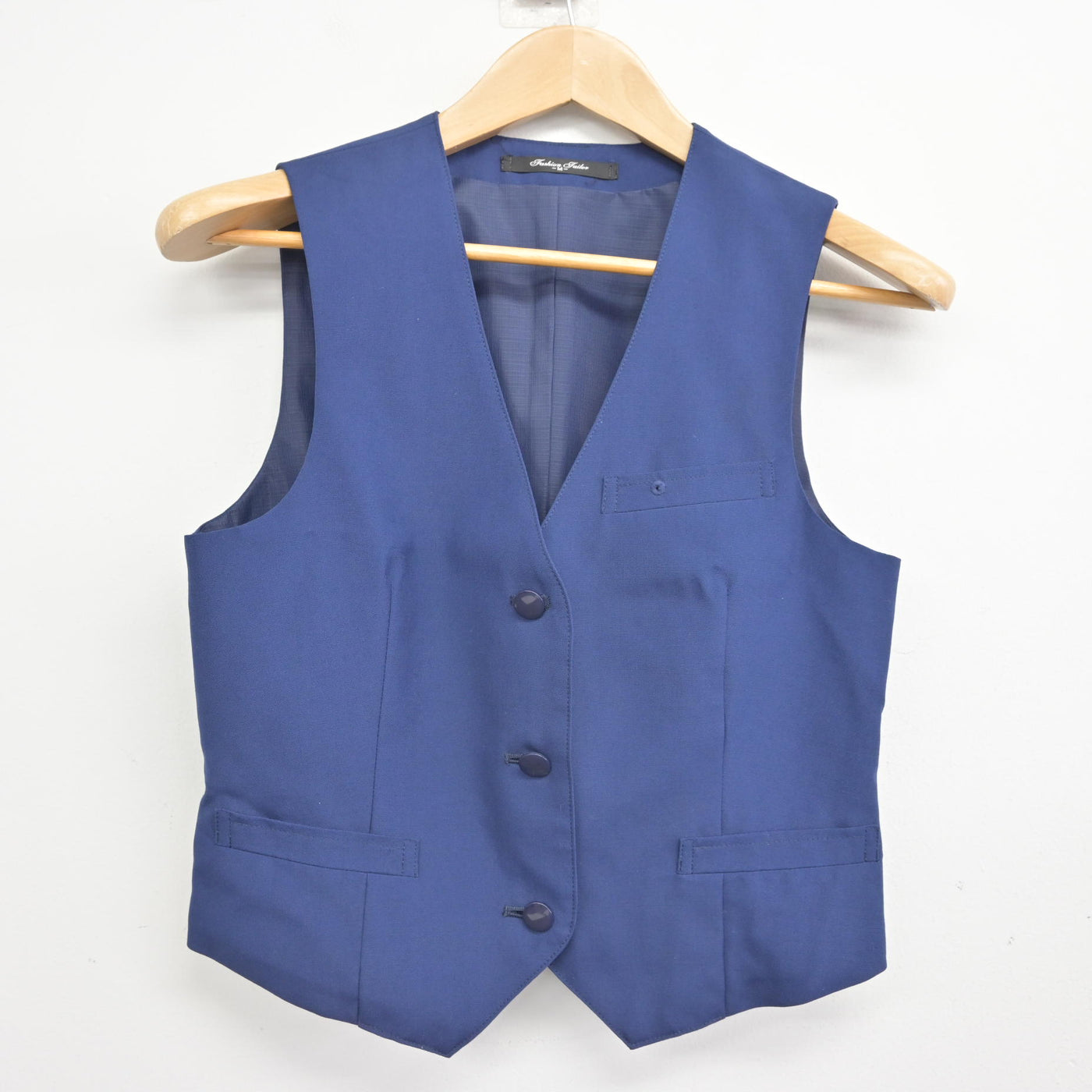 【中古】千葉県 坪井中学校 女子制服 2点 (ベスト・スカート) sf092039
