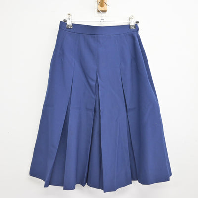 【中古】千葉県 坪井中学校 女子制服 2点 (ベスト・スカート) sf092039