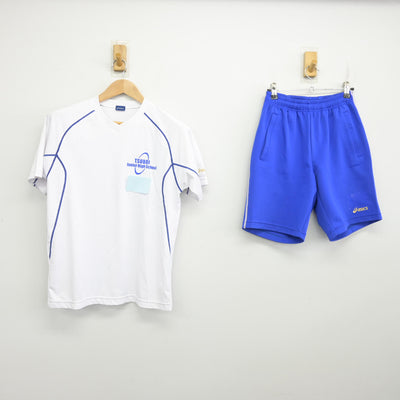 【中古】千葉県 坪井中学校 女子制服 3点 (体操服 上・体操服 下) sf092040
