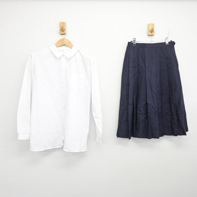 【中古】埼玉県 川越第一中学校 女子制服 4点 (ブレザー・ベスト・シャツ・スカート) sf092053