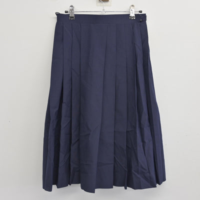 【中古】埼玉県 川越第一中学校 女子制服 3点 (ベスト・シャツ・スカート) sf092054