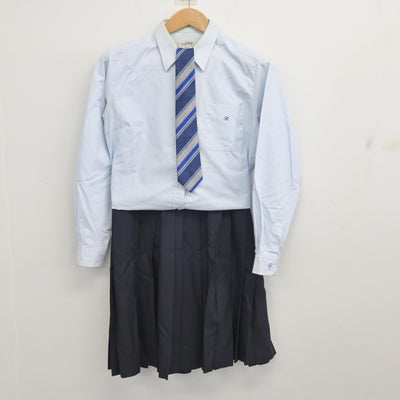【中古】埼玉県 大宮開成高等学校 女子制服 4点 (ブレザー・シャツ・スカート) sf092061