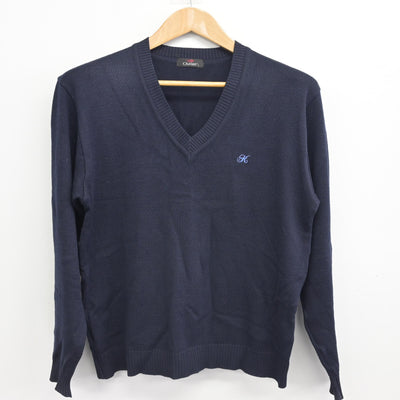【中古】埼玉県 大宮開成高等学校 女子制服 2点 (ニット・スカート) sf092063