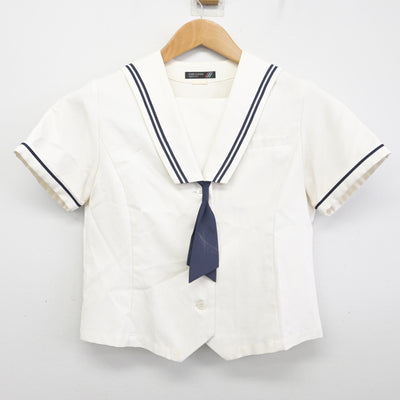 【中古】兵庫県 神戸学院大学附属高等学校 女子制服 3点 (ニット・セーラー服) sf092104