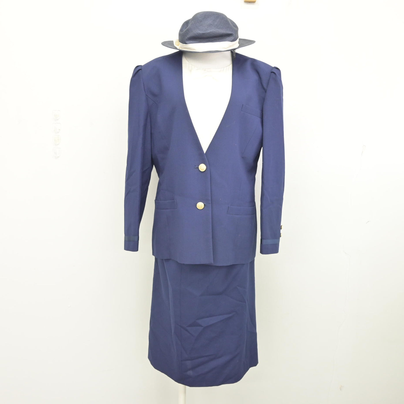 【中古】 海遊館 女子制服 4点 (ジャケット・ブラウス・スカート) sf092130