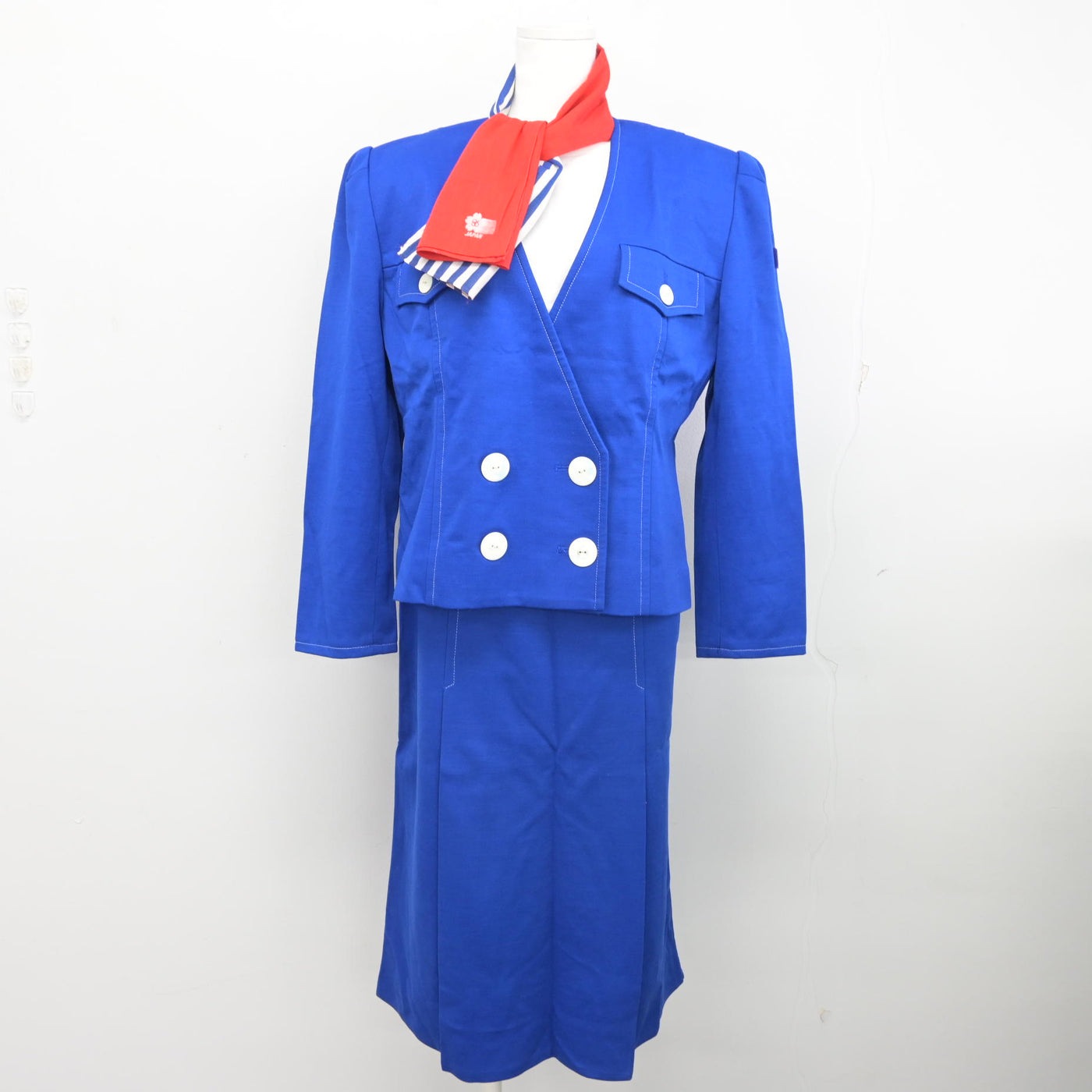 【中古】 バンクーバー国際交通博覧会/日本館ユニフォーム 女子制服 4点 (ジャケット・ブラウス・スカート) sf092133