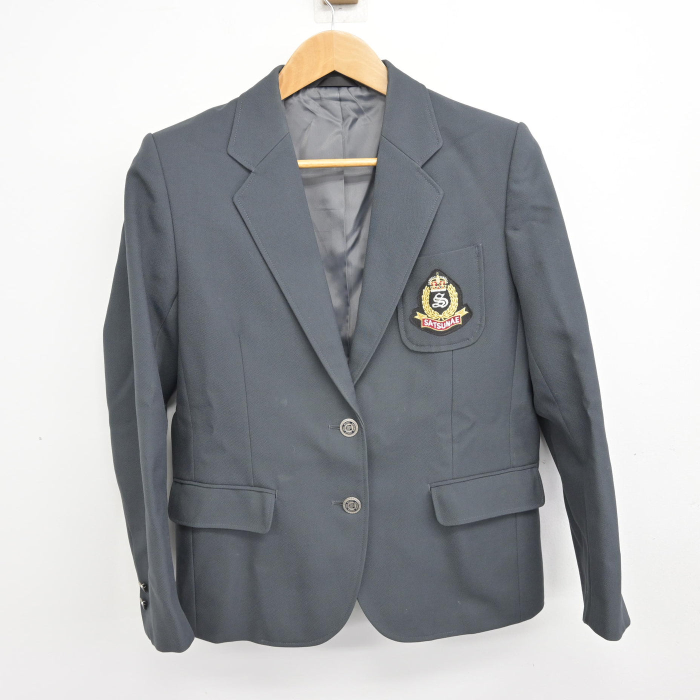 【中古】北海道 札苗中学校 女子制服 2点 (ブレザー・ベスト) sf092168