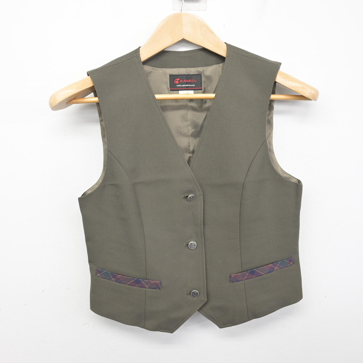 【中古】北海道 札苗中学校 女子制服 2点 (ブレザー・ベスト) sf092168