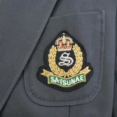 【中古】北海道 札苗中学校 女子制服 3点 (ブレザー・ベスト・スカート) sf092169