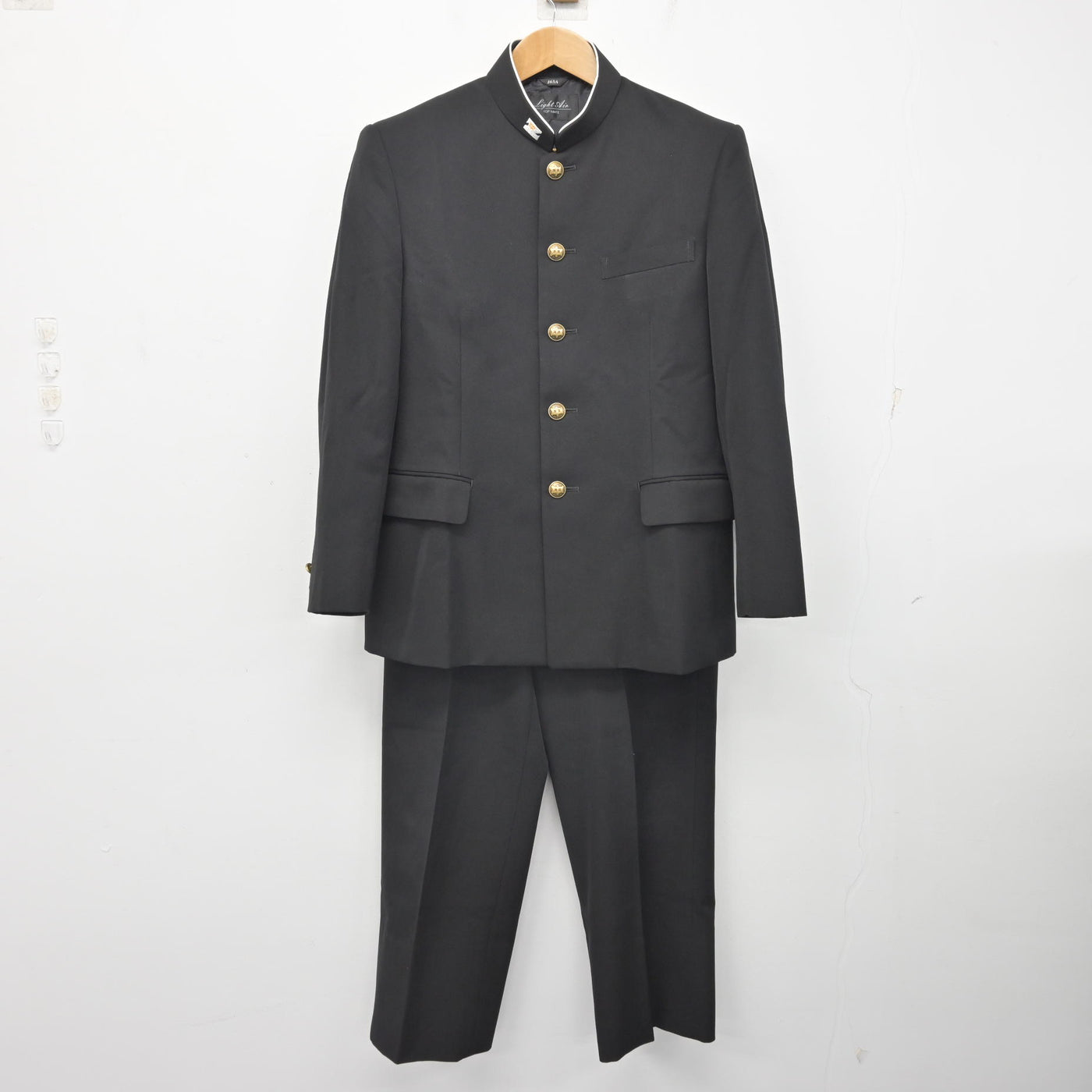 中古】岩手県 水沢中学校 男子制服 3点 (学ラン・ズボン) sf092196