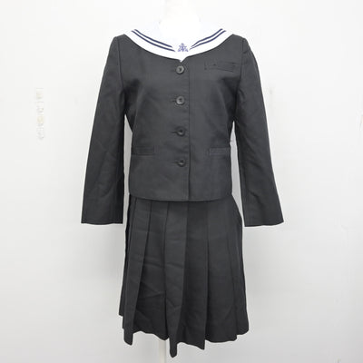 【中古】熊本県 菊池高等学校 女子制服 3点 (ブレザー・ブラウス・スカート) sf092236