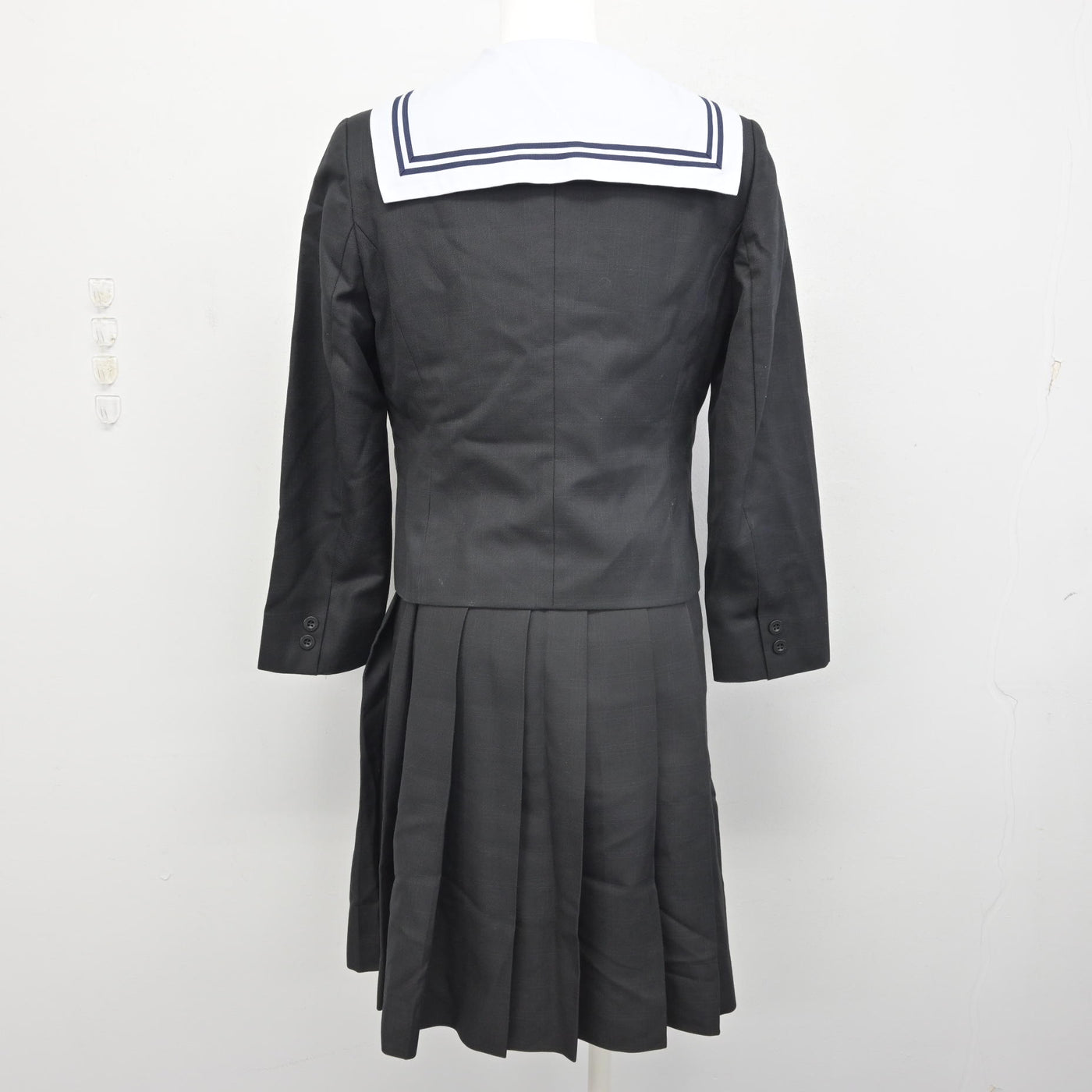 【中古】熊本県 菊池高等学校 女子制服 3点 (ブレザー・ブラウス・スカート) sf092236