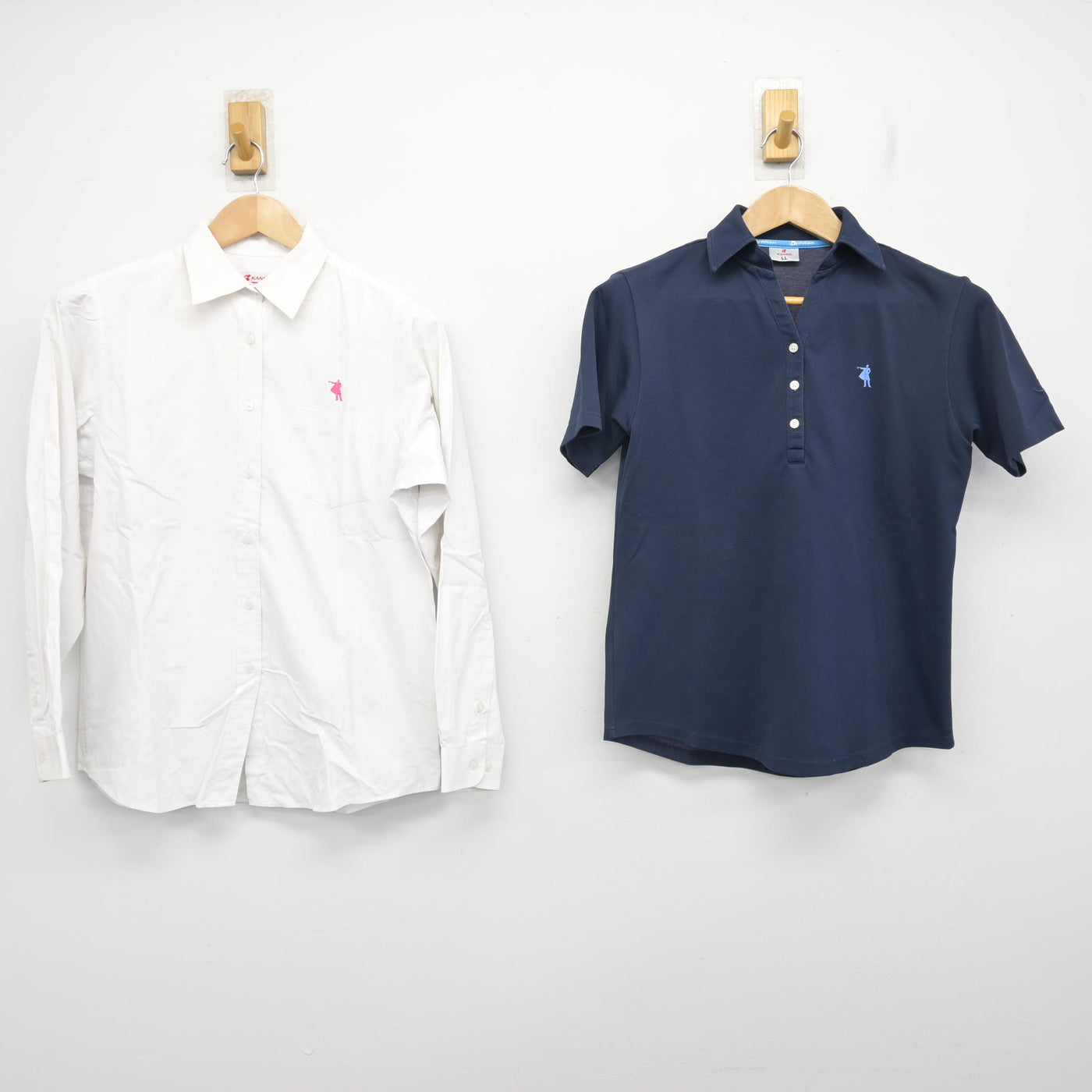 クラーク記念国際高等学校 女子半袖ポロシャツ LL 新品】クラーク記念