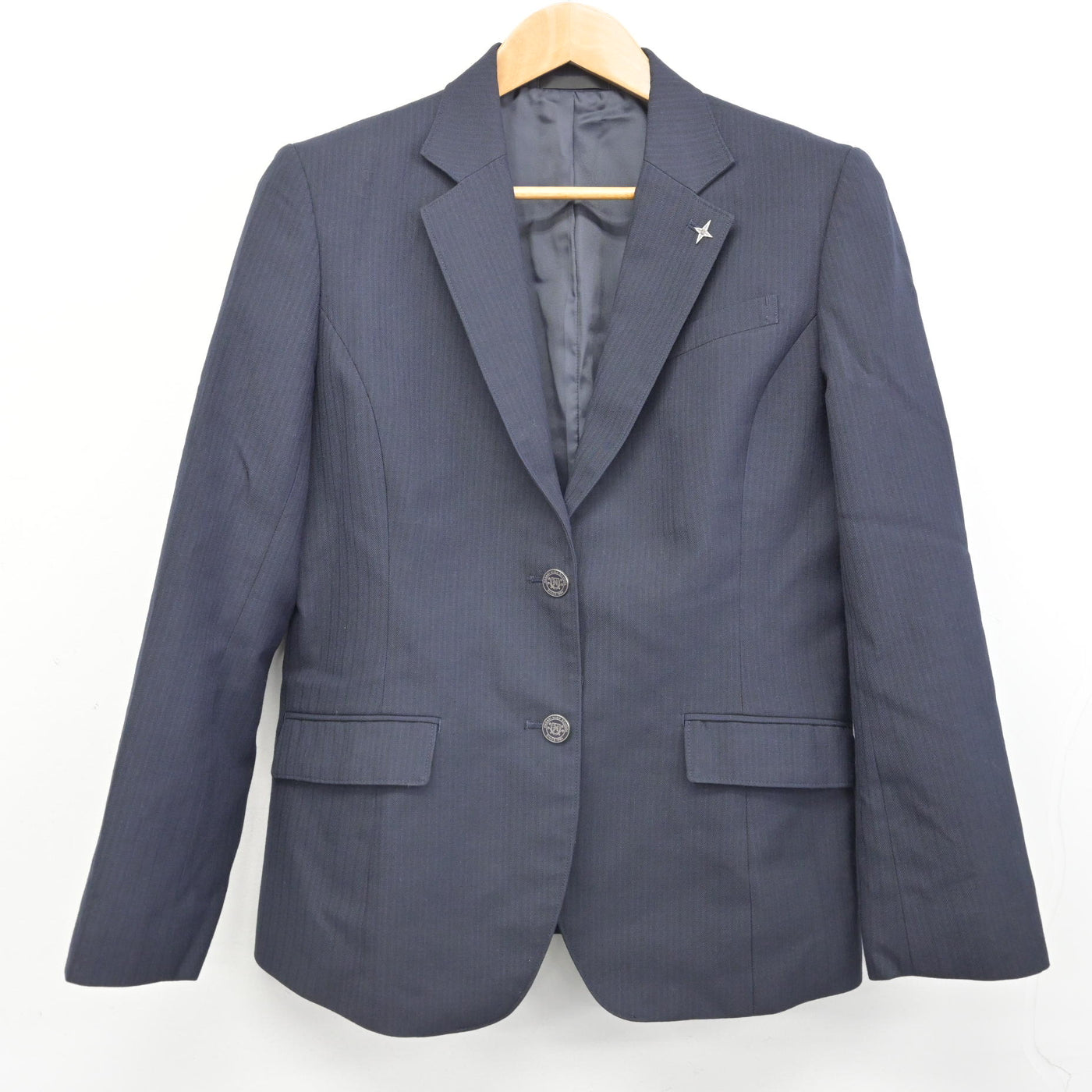 中古】茨城県 波崎高等学校 女子制服 4点 (ブレザー・スカート