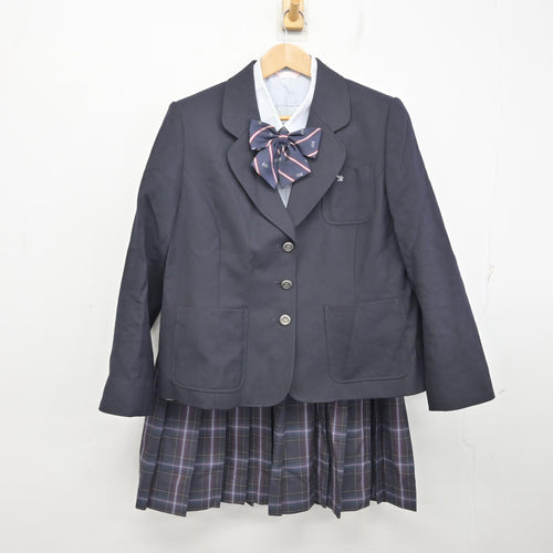 中古】大阪府 向陽台高等学校 女子制服 5点 (ブレザー・スカート