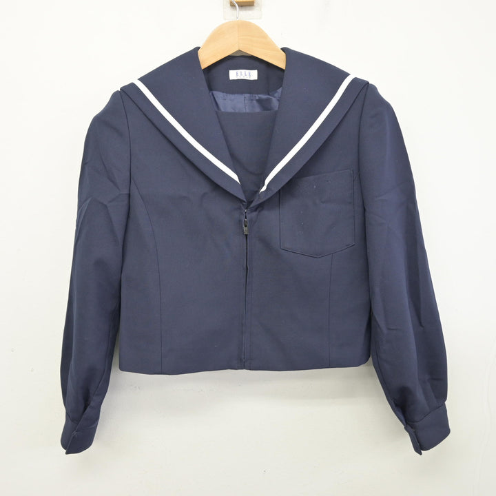 中古】愛知県 津島北高等学校 女子制服 2点 (セーラー服
