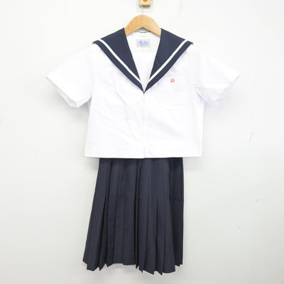 【中古】愛知県 津島北高等学校 女子制服 3点 (セーラー服・スカート) sf092599