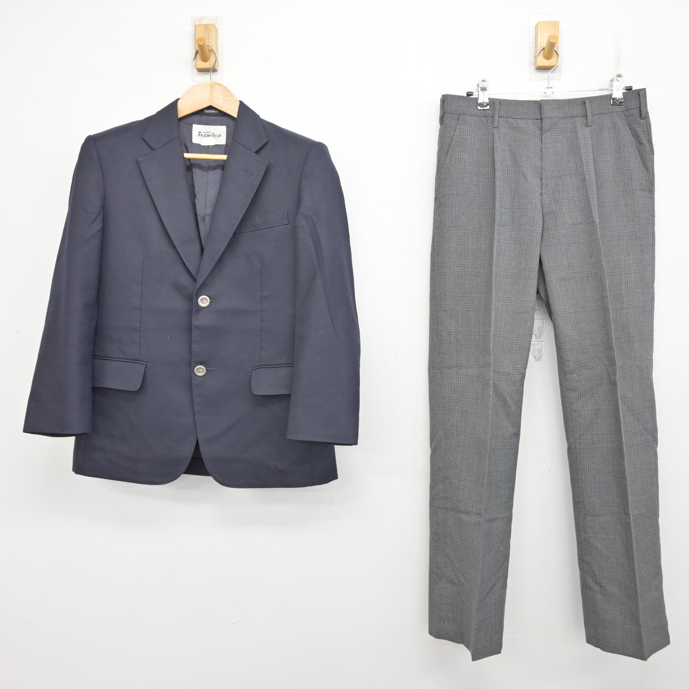 美郷中男子制服 中古】秋田県 美郷中学校 男子制服 2点 (ブレザー・ズボン) sf092634