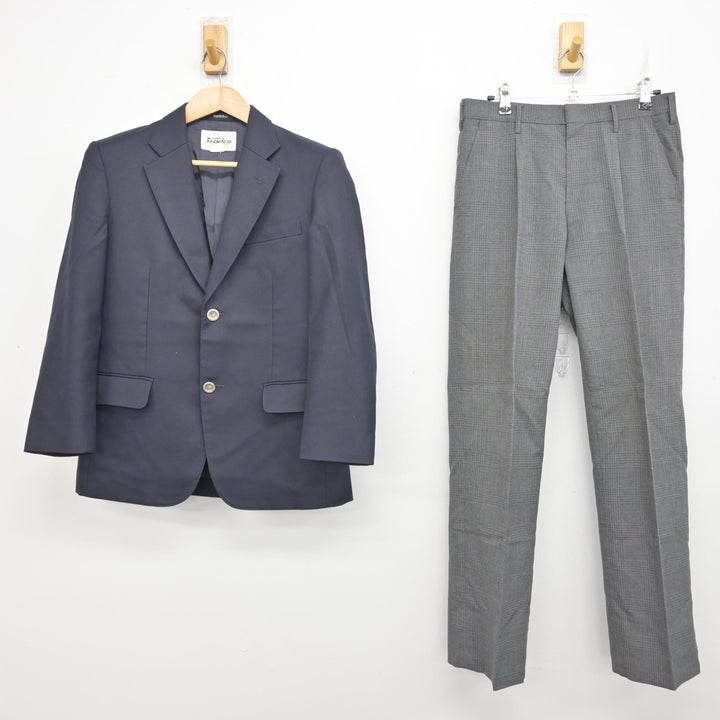 中古】秋田県 美郷中学校 男子制服 2点 (ブレザー・ズボン) sf092634