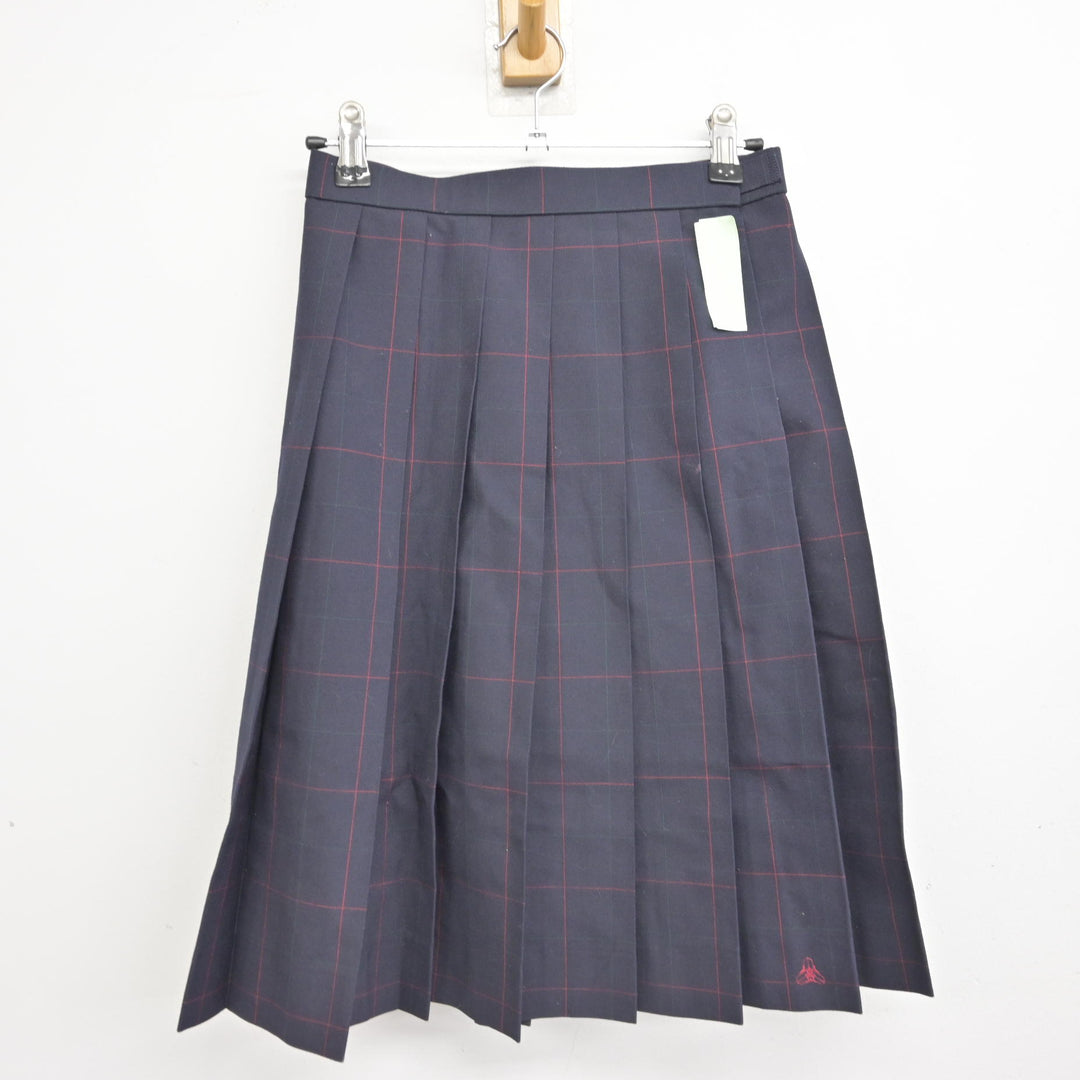 中古】広島県 廿日市高等学校 女子制服 2点 (ニット・スカート