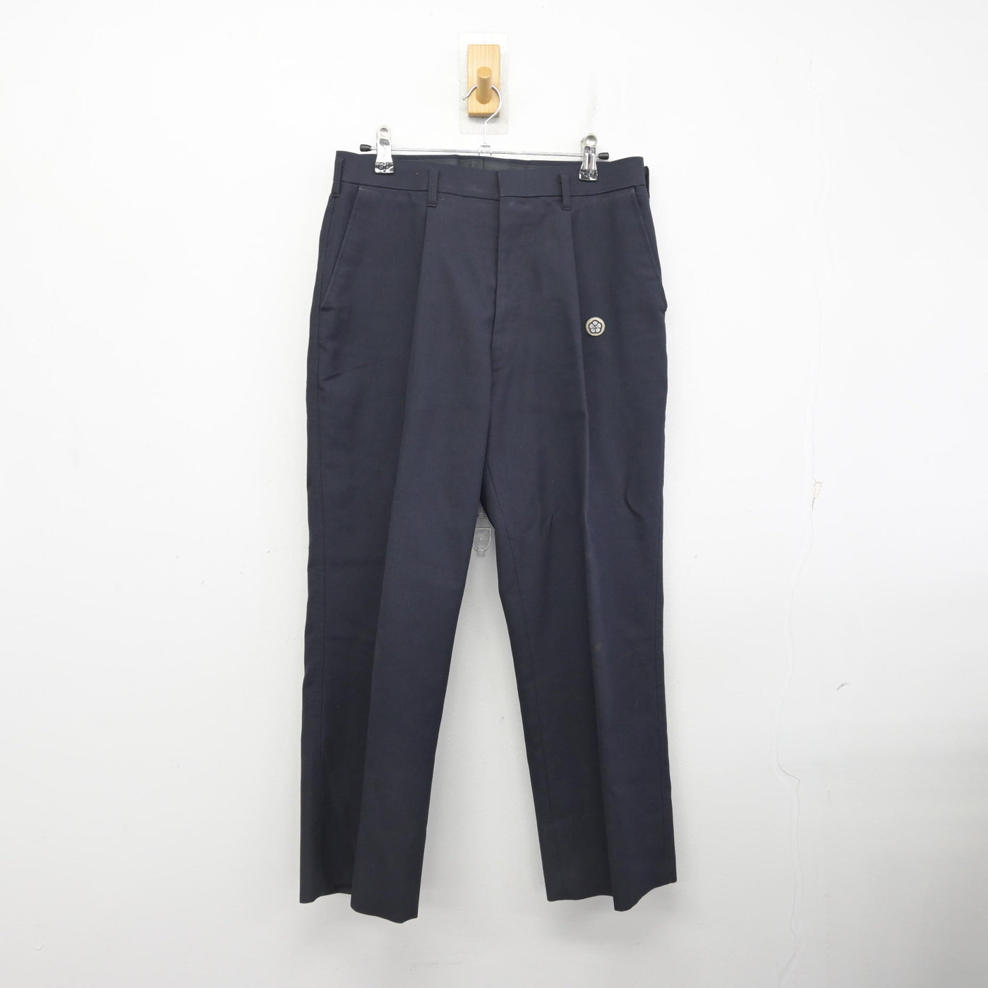 中古】茨城県 水戸工業高等学校 男子制服 4点 (学ラン・ズボン