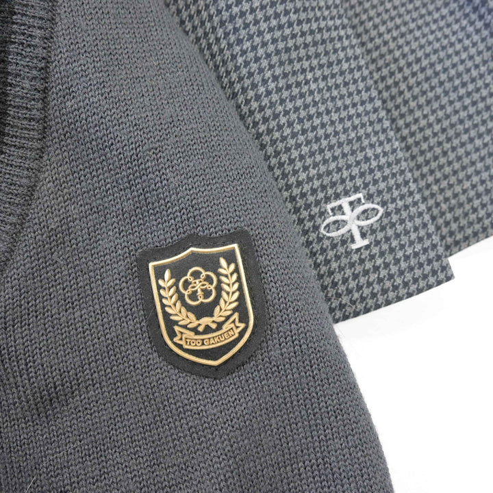 中古】青森県 東奥学園高等学校 女子制服 3点 (ブレザー・ニット