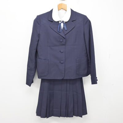 【中古】岩手県 盛岡第一高等学校 女子制服 4点 (ブレザー・シャツ・スカート) sf092907
