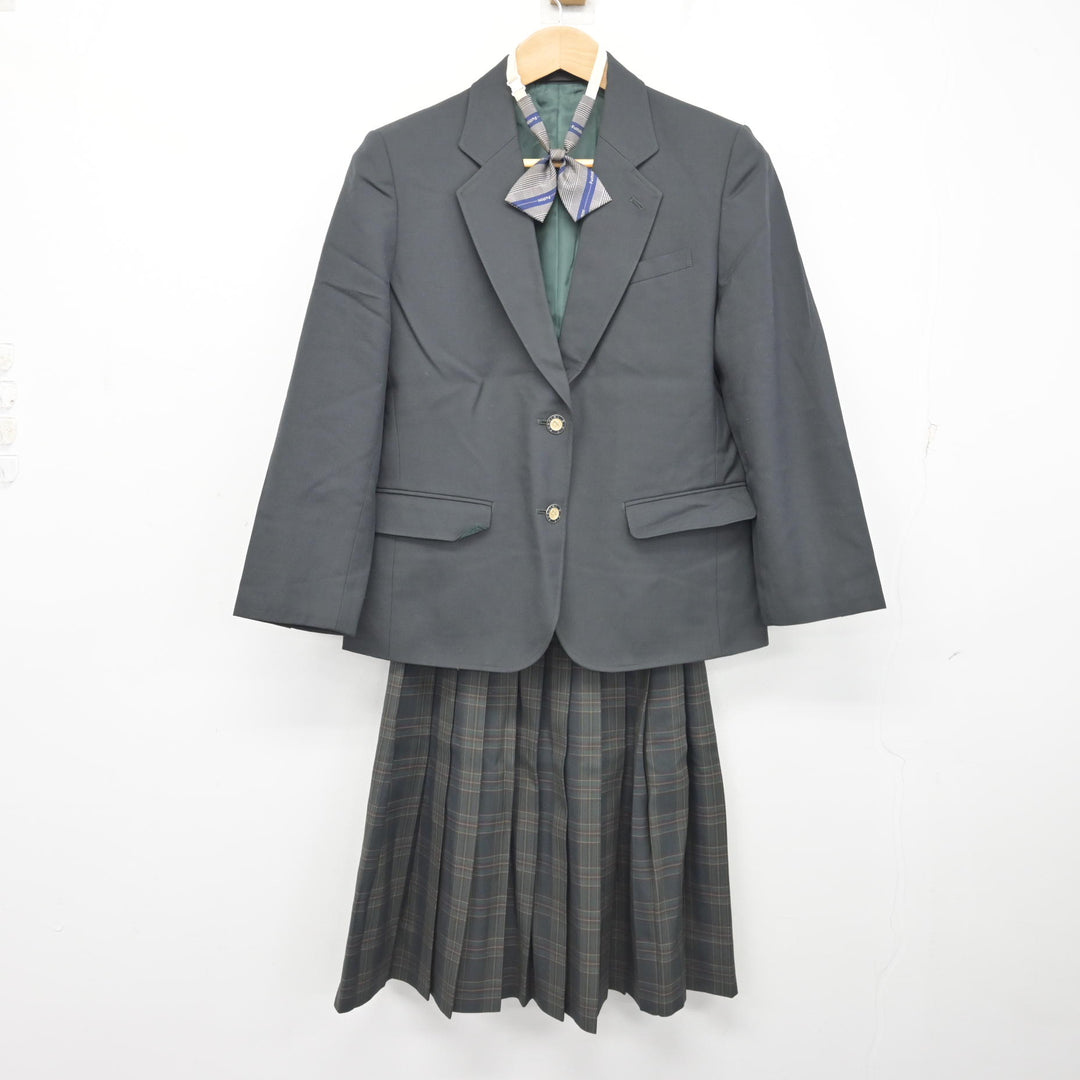 中古】北海道 伏見中学校 女子制服 3点 (ブレザー・スカート) sf092933