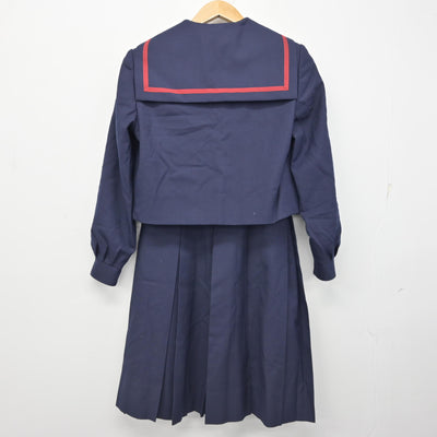 【中古】青森県 下長中学校 女子制服 3点 (セーラー服・スカート) sf092963