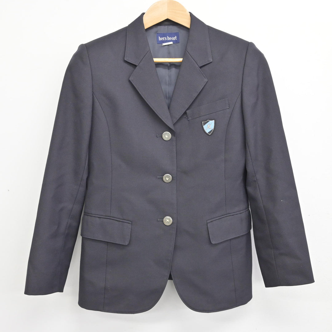 中古】北海道 札幌清田高等学校 女子制服 2点 (ブレザー・スカート