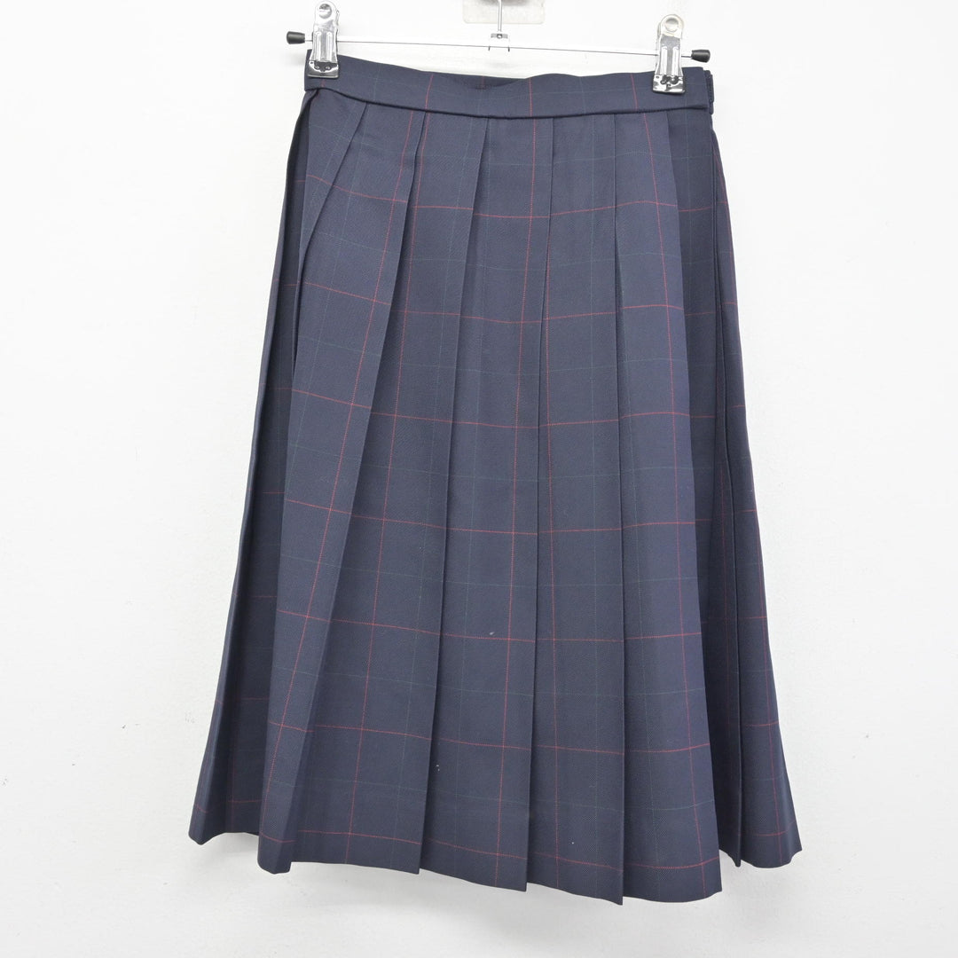 中古】北海道 札幌白石高等学校 女子制服 3点 (ベスト・スカート 中古】北海道 札幌白石高等学校 女子制服 3点 (ベスト・スカート