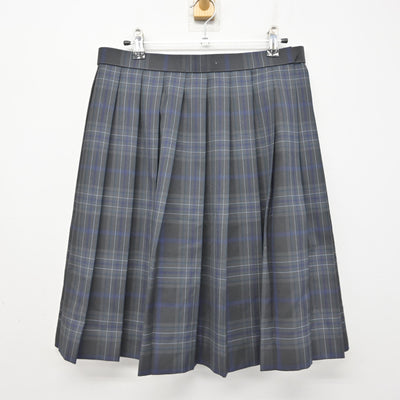 【中古】愛知県 豊橋高等学校 女子制服 4点 (ニット・シャツ・スカート) sf093095
