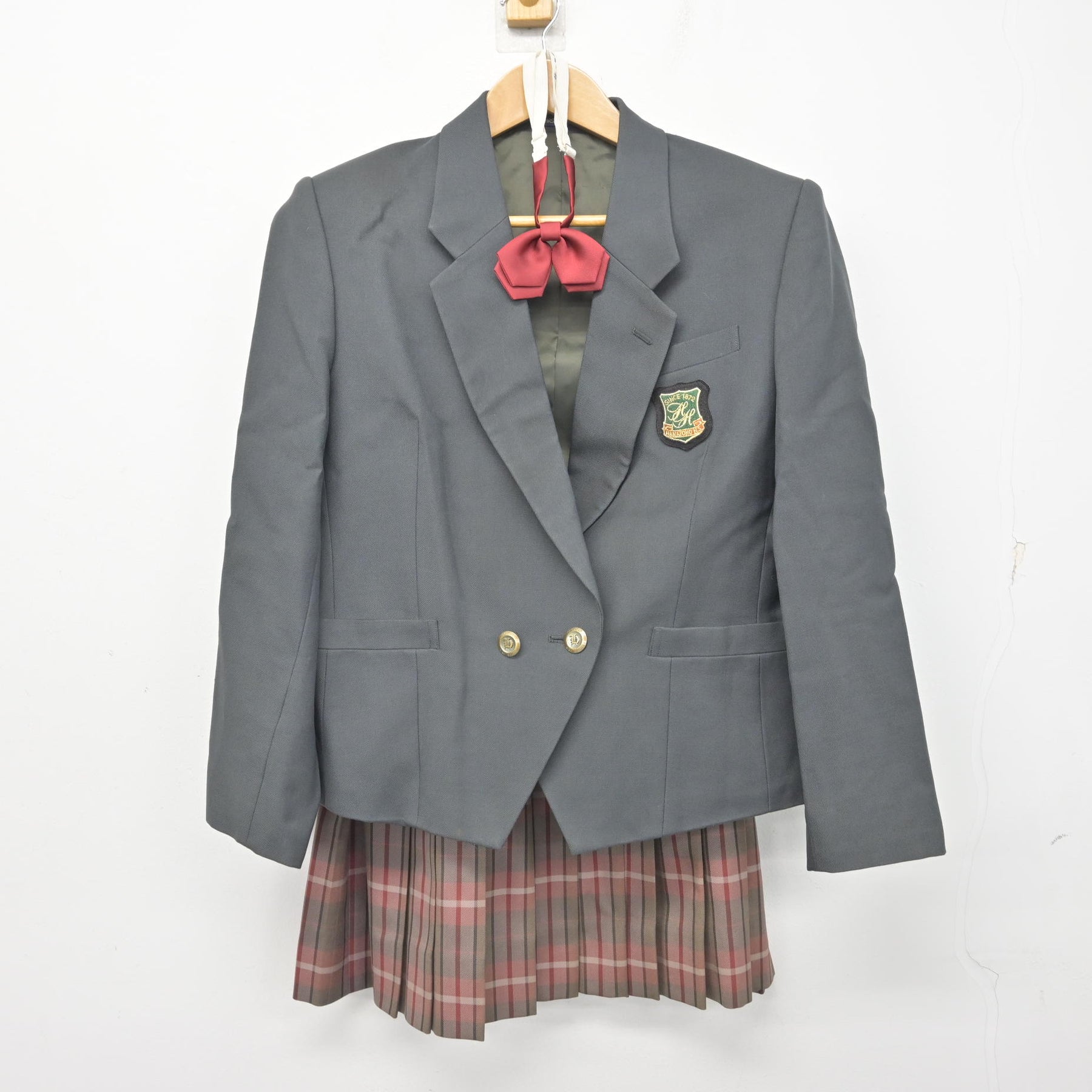 花奈@プロフ必読 制服ブレザー 中古】京都府 花園中学高等学校 女子制服 5点 (ブレザー