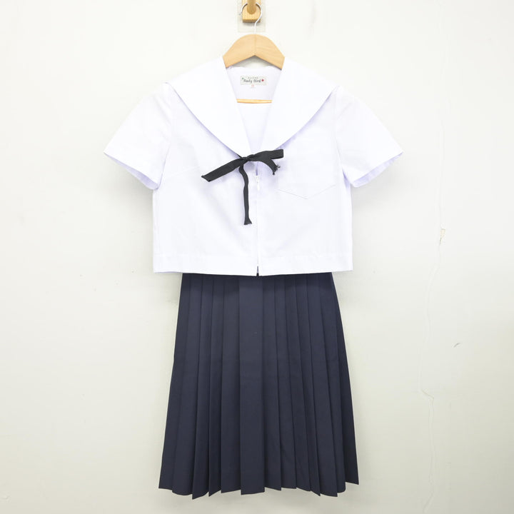 中古】愛知県 川名中学校 女子制服 3点 (セーラー服・スカート