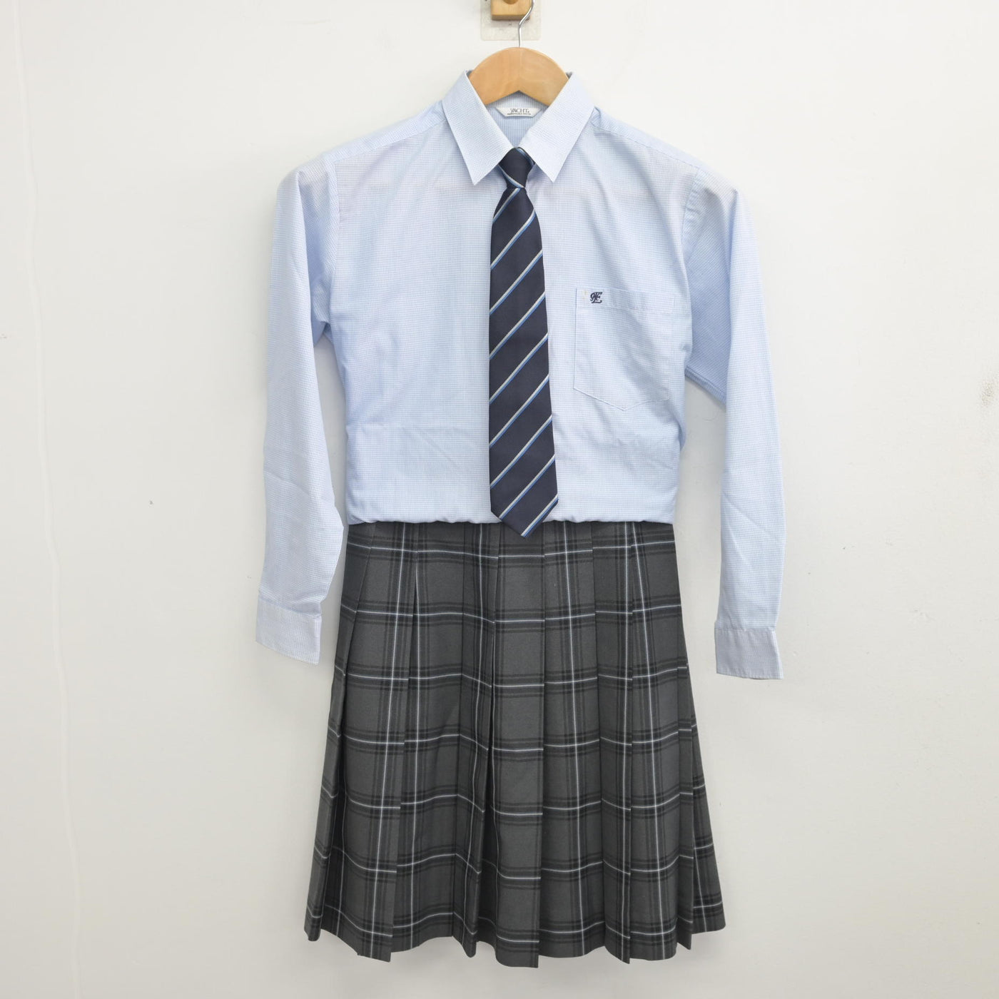 中古】静岡県 浜松東高等学校 女子制服 5点 (ブレザー・シャツ