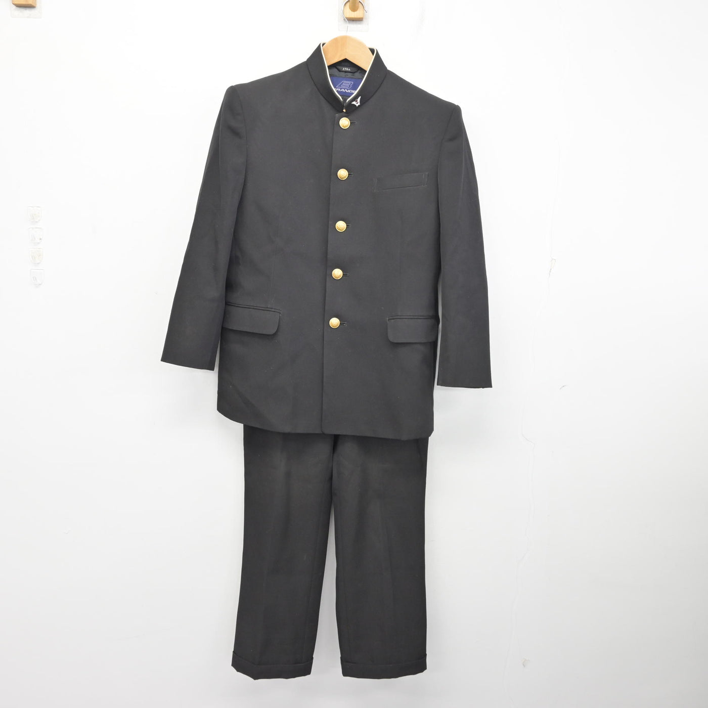 中古】埼玉県 大宮南中学校 男子制服 3点 (学ラン・ズボン) sf093326 