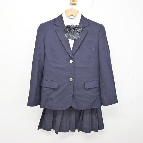 中古制服】埼玉県 入間向陽高校 女子制服 4点（ブレザー・ニット