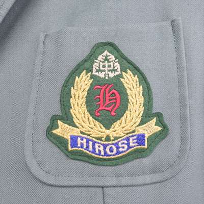 【中古】宮城県 広瀬中学校 女子制服 5点 (ブレザー・シャツ・スカート) sf093568