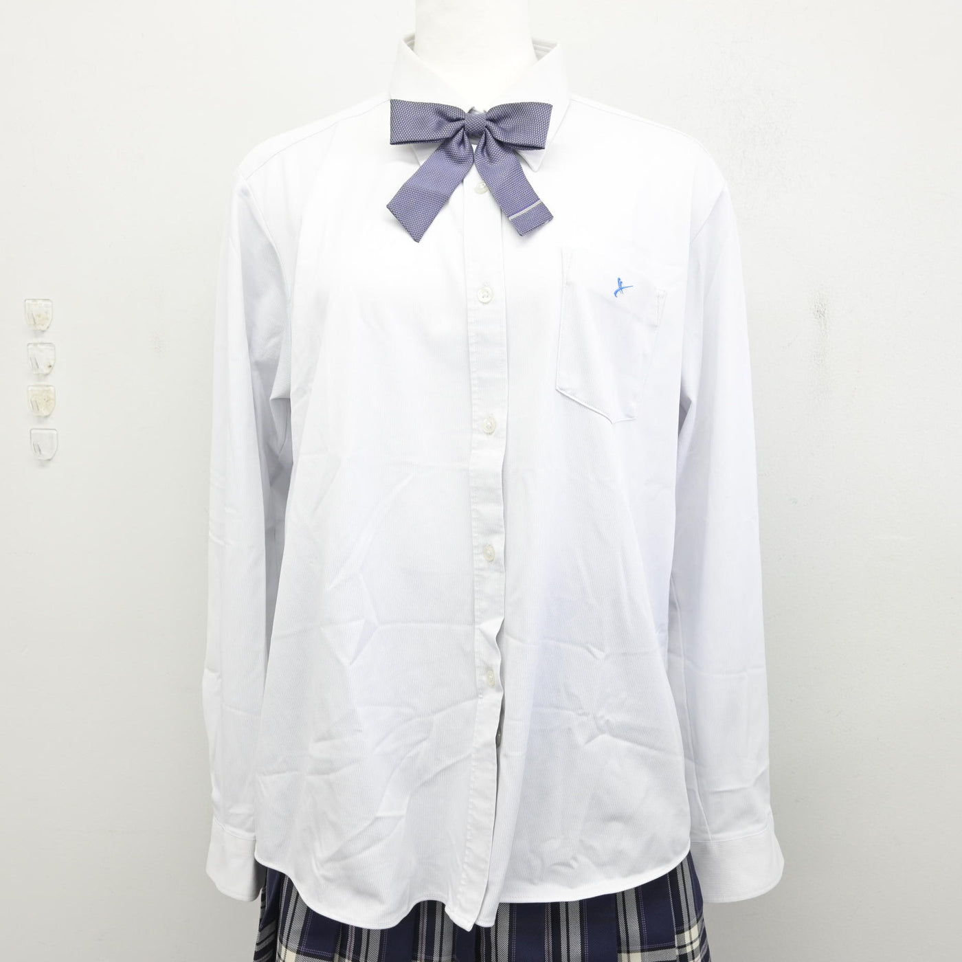 【中古】埼玉県 山村学園高等学校 女子制服 4点 (ブレザー・シャツ・スカート) sf093579