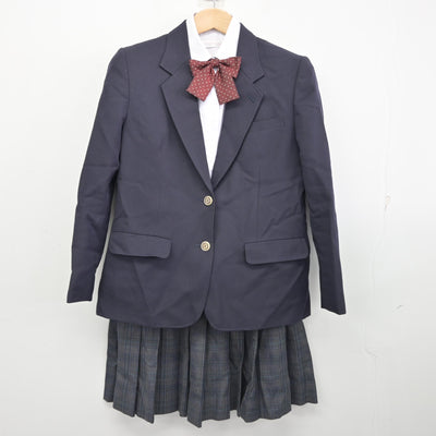 【中古】東京都 上原中学校 女子制服 4点 (ブレザー・シャツ・スカート) sf093583