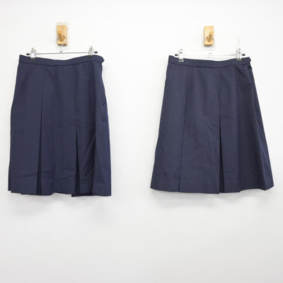 【中古】神奈川県 岡津中学校 女子制服 3点 (ブレザー・スカート) sf093586