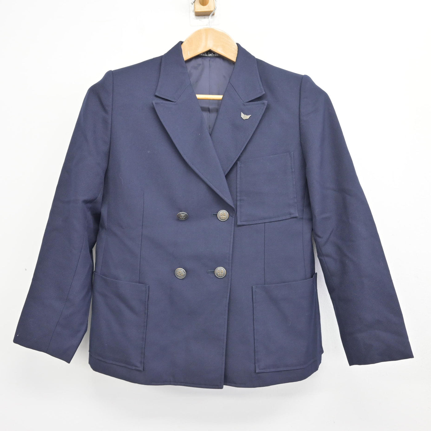 【中古】神奈川県 岡津中学校 女子制服 4点 (ブレザー・スカート) sf093587