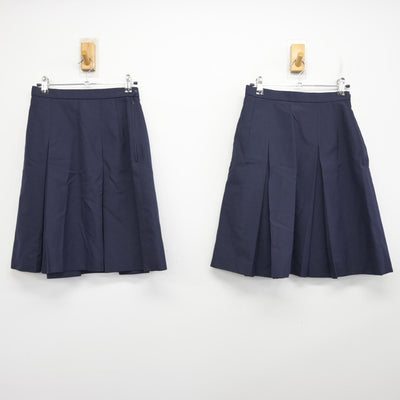 【中古】神奈川県 岡津中学校 女子制服 4点 (ブレザー・スカート) sf093587