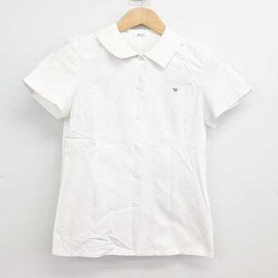 【中古】東京都 白_高等学校・附属中学校 女子制服 2点 (シャツ・シャツ) sf093621