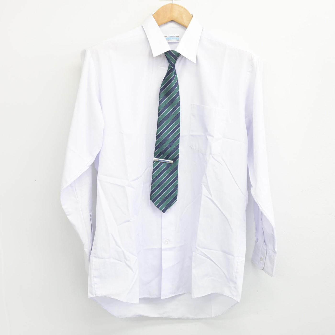【中古】岡山県 玉野光南高等学校 男子制服 6点 (ブレザー・ニット・シャツ・ズボン) sf093627