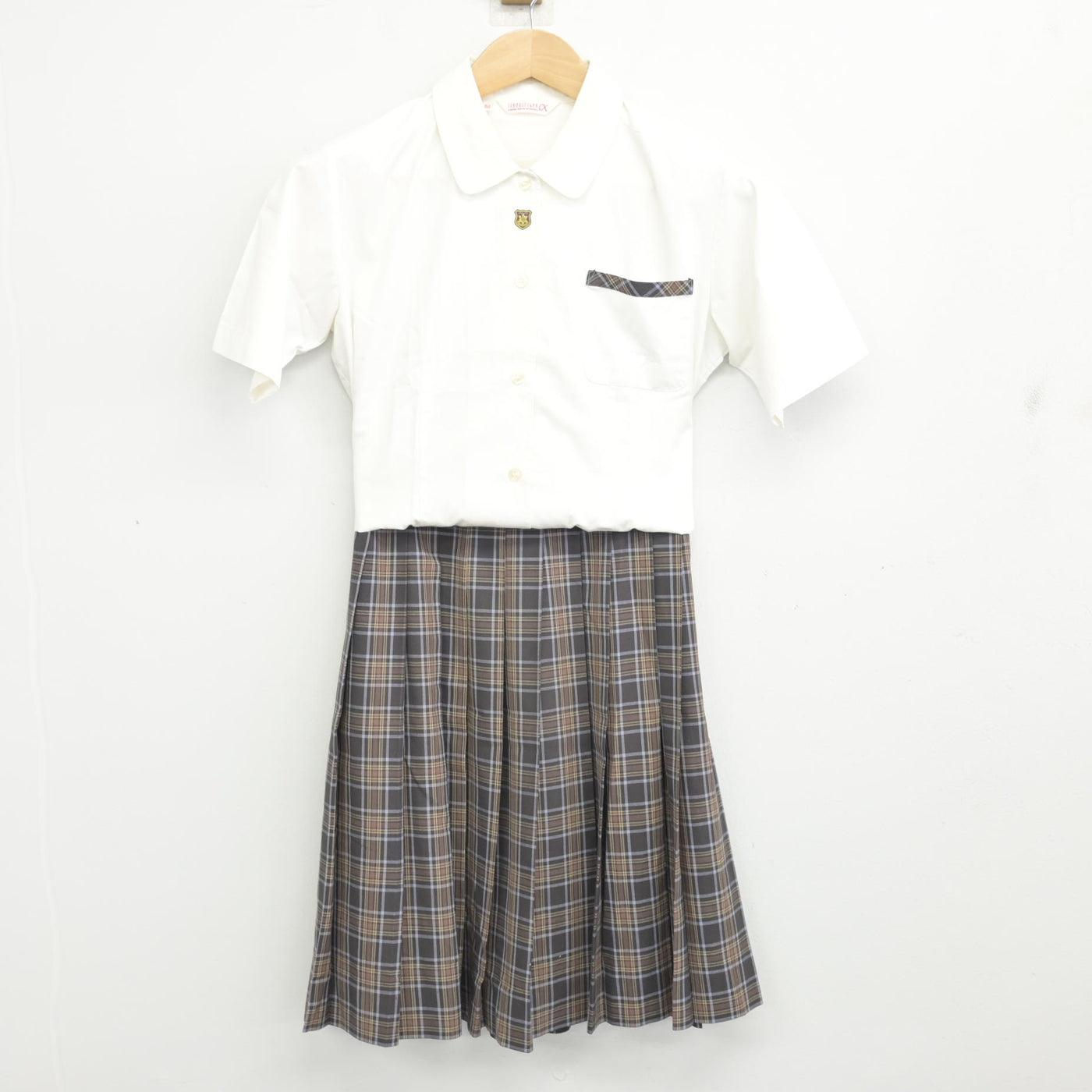 中古】大阪府 八尾翠翔高等学校/旧制服 女子制服 2点 (シャツ 